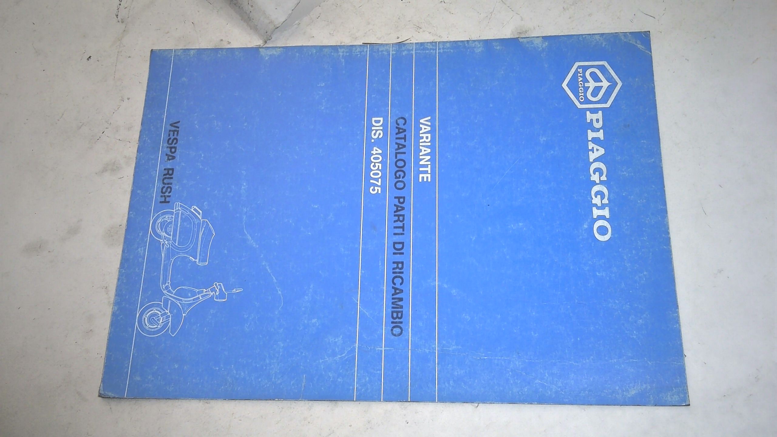 VARIANTE CATALOGO PARTI DI RICAMBIO VESPA PIAGGIO 405075