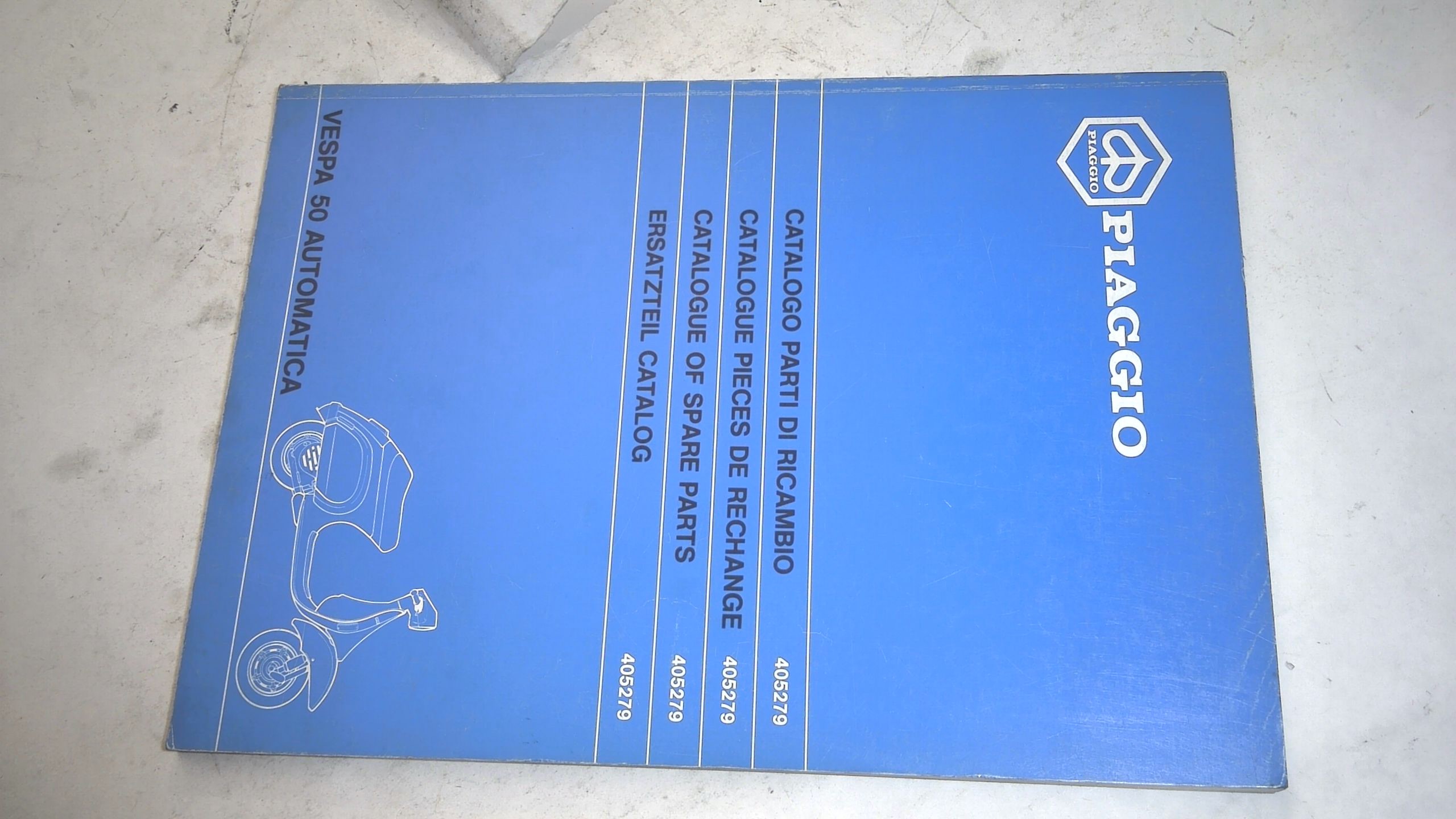 CATALOGO PARTI DI RICAMBIO VESPA PIAGGIO 405279