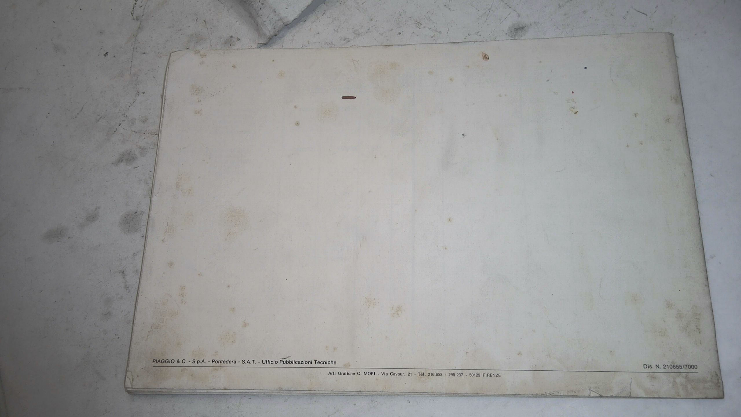 VARIANTE CATALOGO PARTI DI RICAMBIO VESPA PIAGGIO 210231 - immagine 4