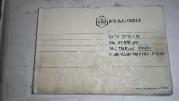 CATALOGO PARTI DI RICAMBIO Ape TM P703 Ape TM P703V PIAGGIO 211878