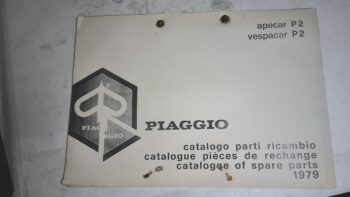 CATALOGO PARTI DI RICAMBIO APE CAR P2 PIAGGIO 171967