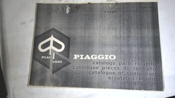 CATALOGO PARTI DI RICAMBIO APE CAR MP PIAGGIO 170778
