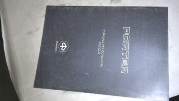 MANUALE PRE CONSEGNA PORTER PIAGGIO 405676
