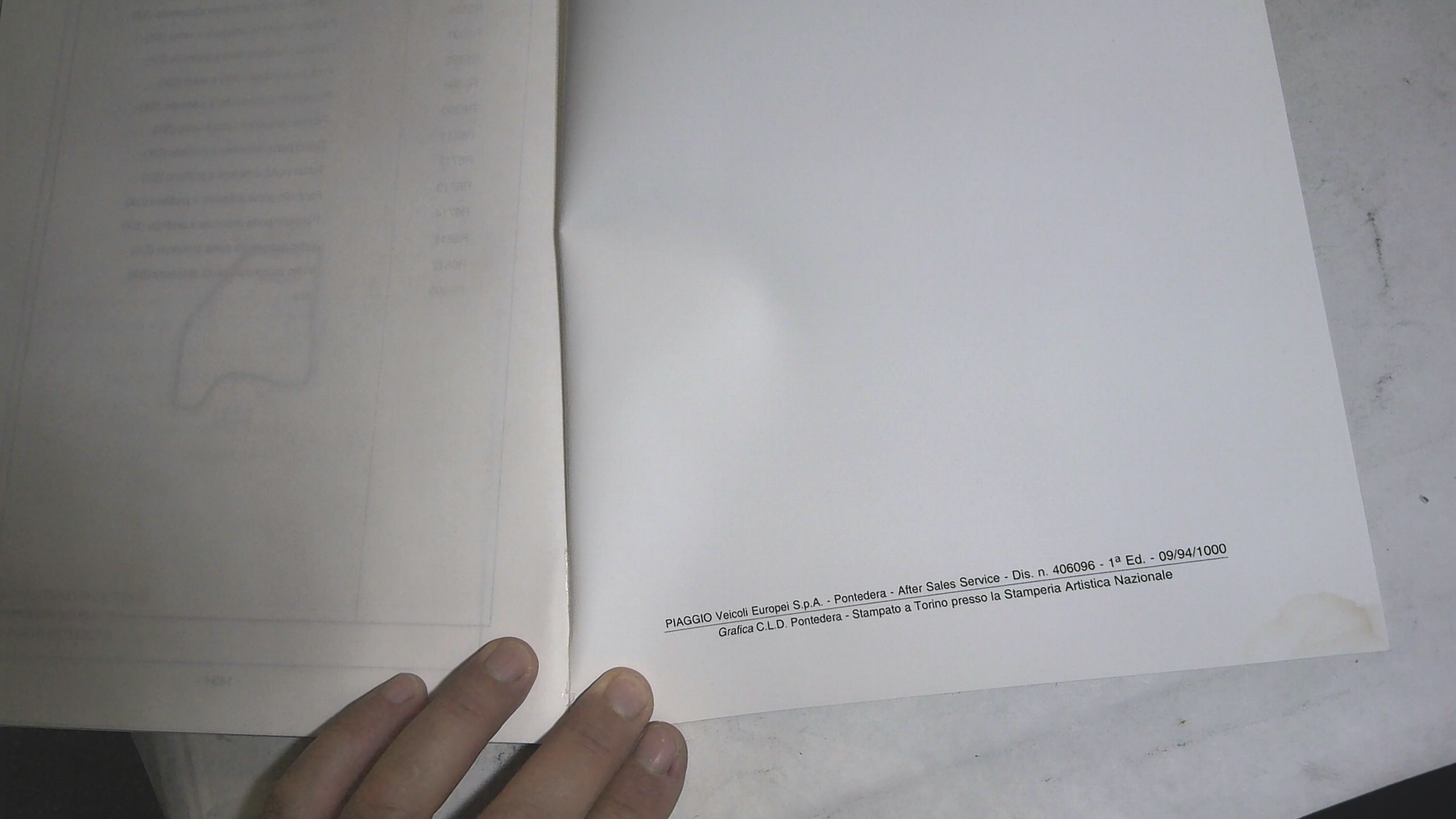 MANUALE TEMPI DI LAVORO PORTER PIAGGIO 406096 - immagine 5