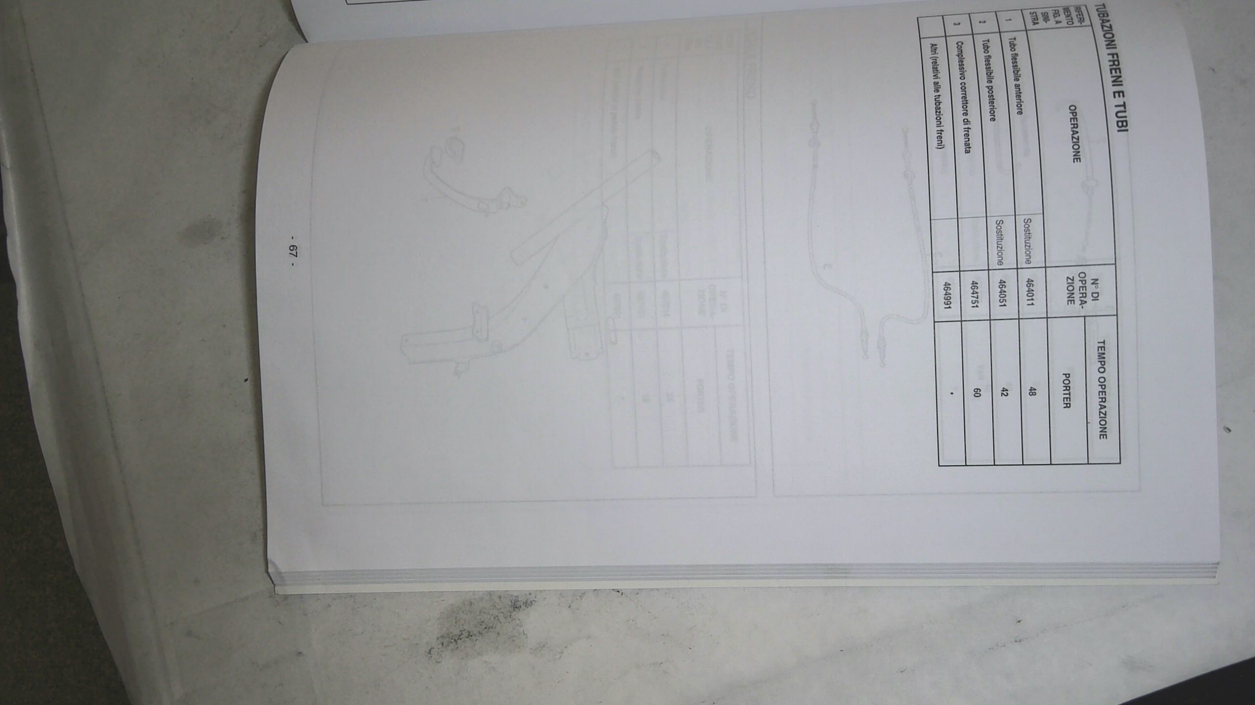 MANUALE TEMPI DI LAVORO PORTER PIAGGIO 405676 - immagine 3