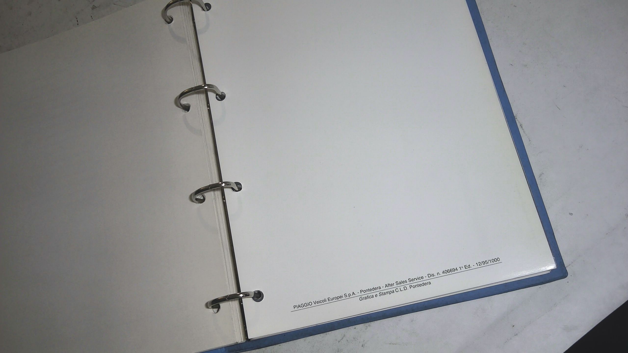 MANUALE TEMPI DI LAVORO PORTER PIAGGIO 406694-578377 - immagine 3