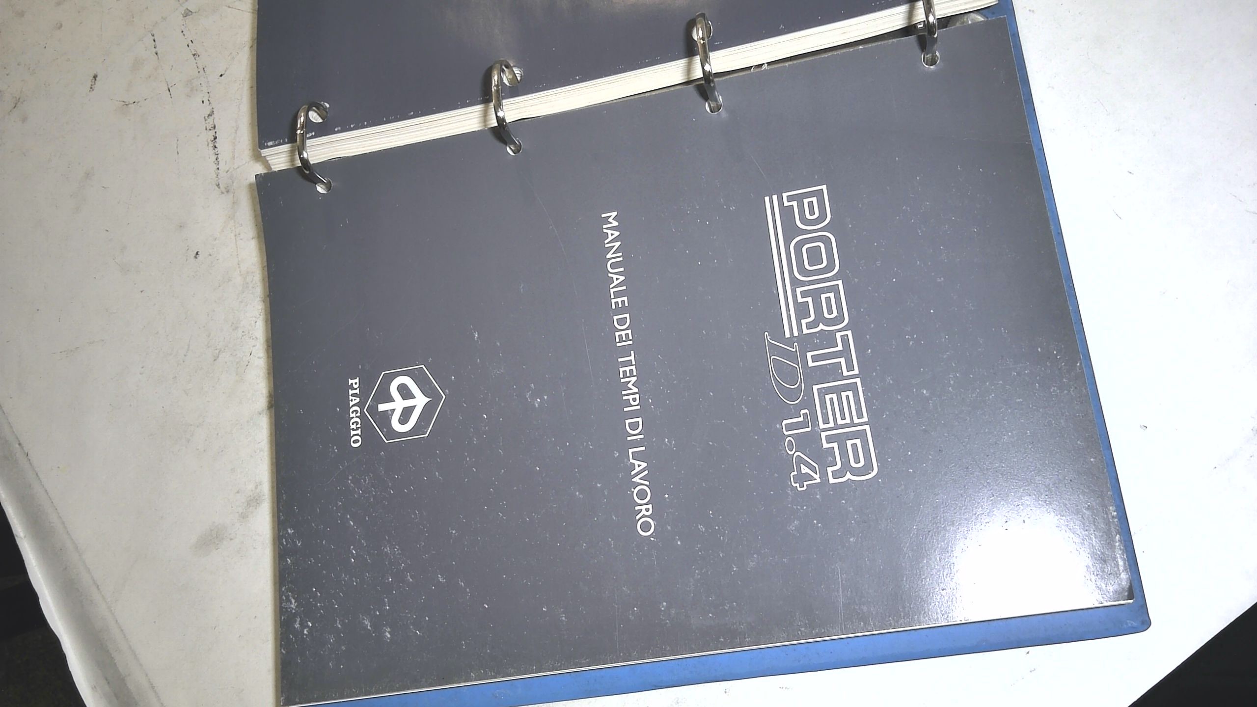 MANUALE TEMPI DI LAVORO PORTER PIAGGIO 406694-578377