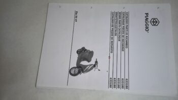 CATALOGO PARTI DI RICAMBIO ZIP 50 4T  PIAGGIO 633180