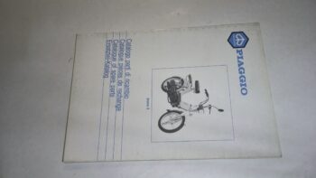CATALOGO PARTI DI RICAMBIO BRAVO 3 PIAGGIO 404831