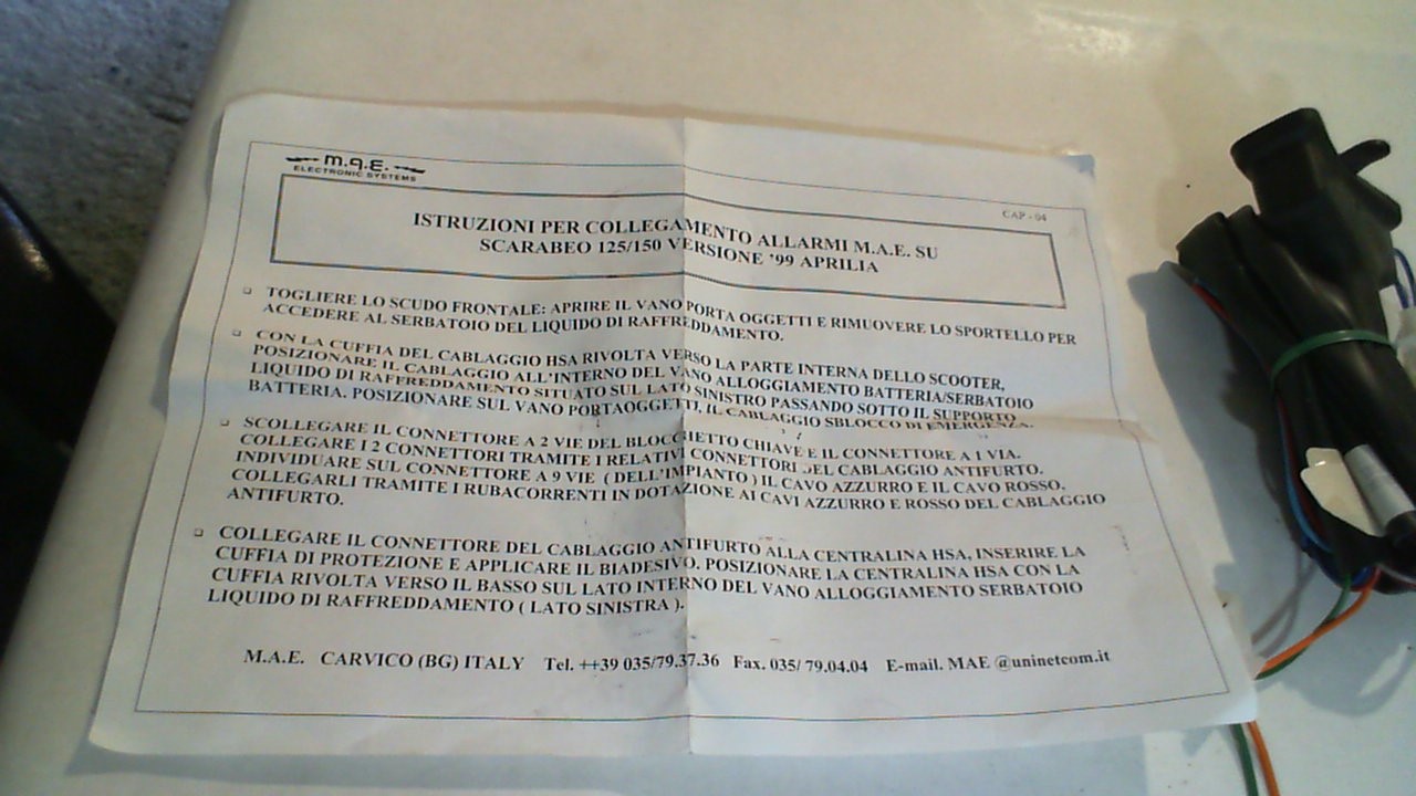 Allenatore Contachilometri Originale Aprilia Per Scarabeo 125 (1999-2006) - Ricambio AP8102845 - 2
