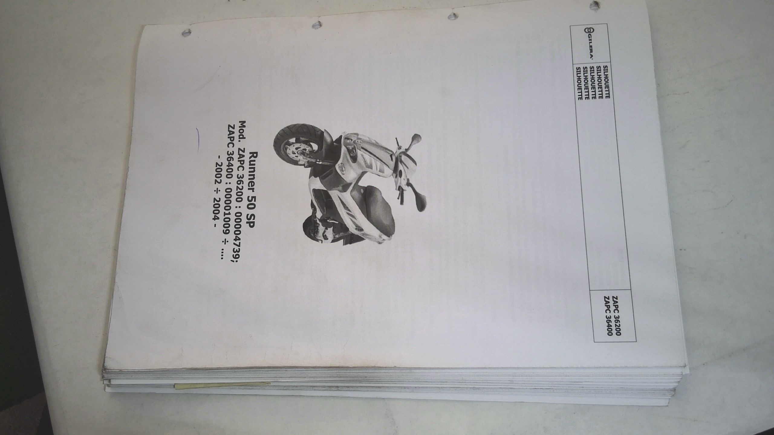 CATALOGO PARTI DI RICAMBIO RUNNER SP GILERA 633244 - immagine 3