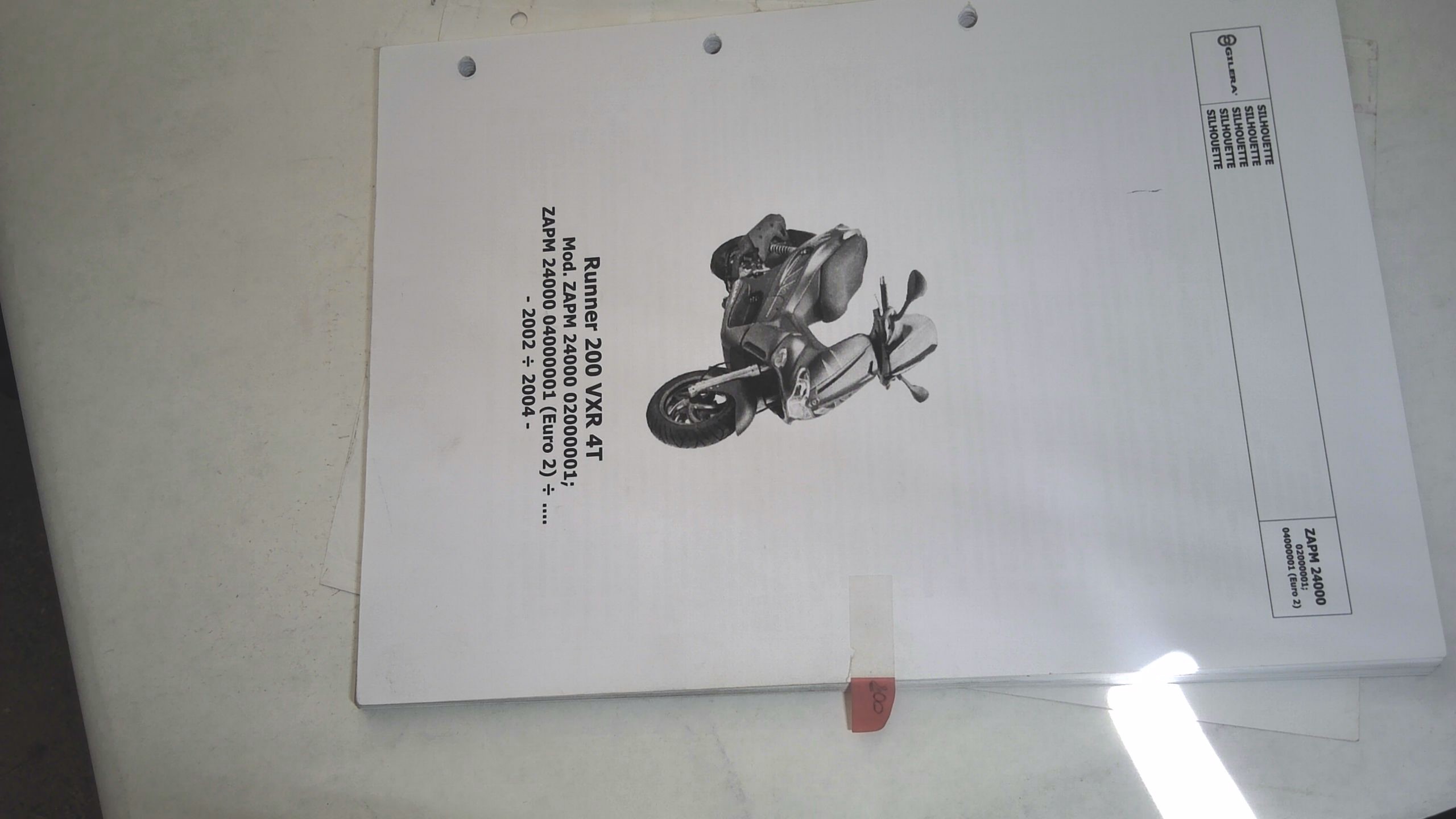 CATALOGO PARTI DI RICAMBIO RUNNER PUREJET GILERA 633277 - immagine 3