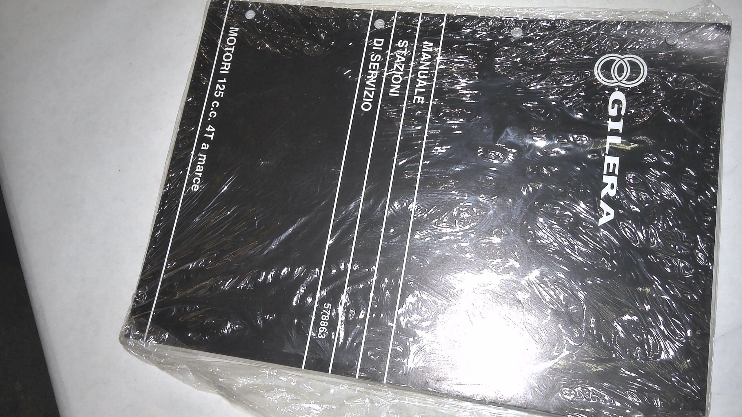 MANUALE OFFICINA MOTORI 125 4T A MARCE GILERA 578863