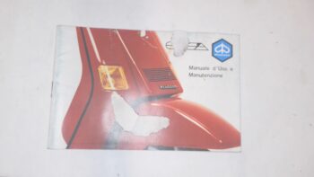 MANUALE USO E MANUTENZIONE COSA PIAGGIO