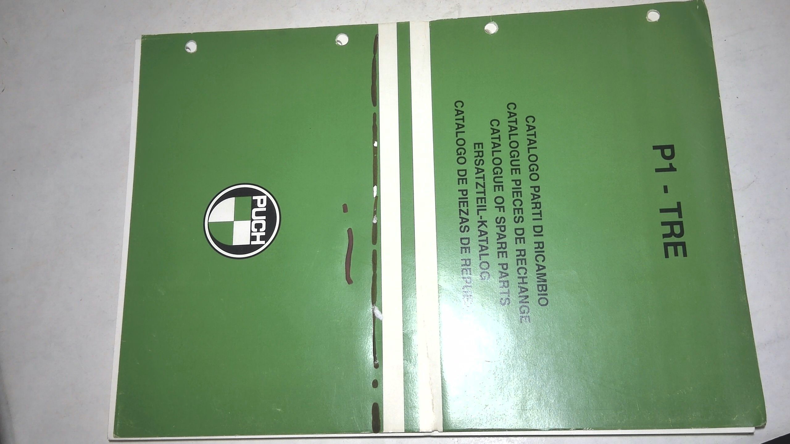 CATALOGO PARTI DI RICAMBIO PUCH P1 -TRE 405791