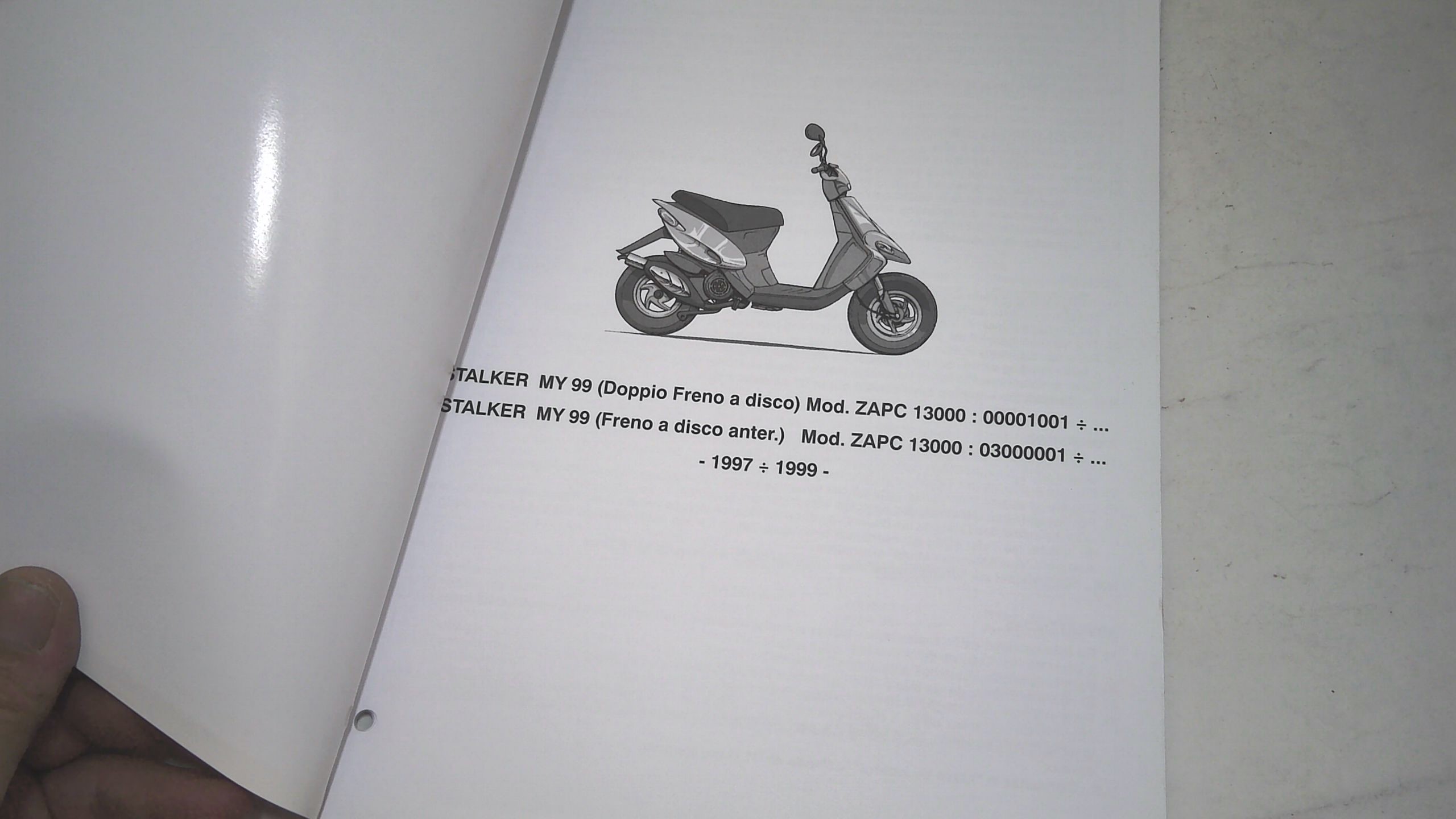 CATALOGO PARTI DI RICAMBIO STALKER GILERA 578936 - immagine 3