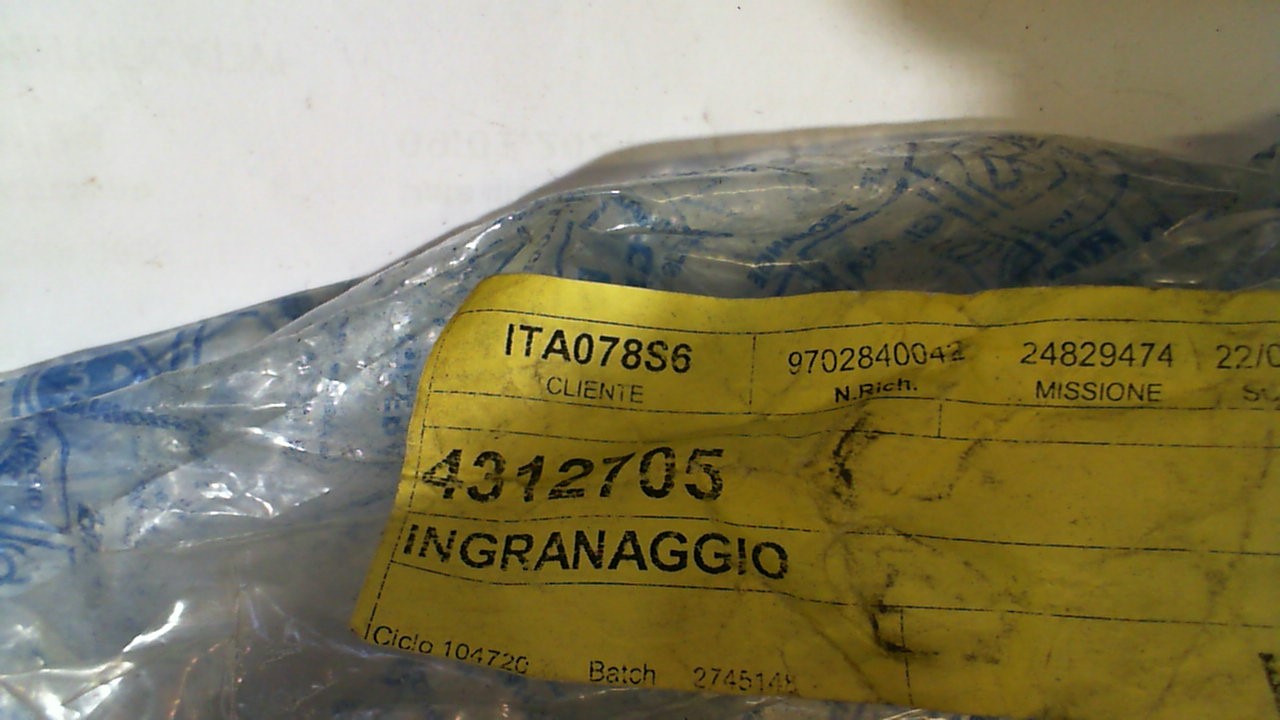 INGRANAGGIO FRIZIONE APE PIAGGIO 4312705 - immagine 4