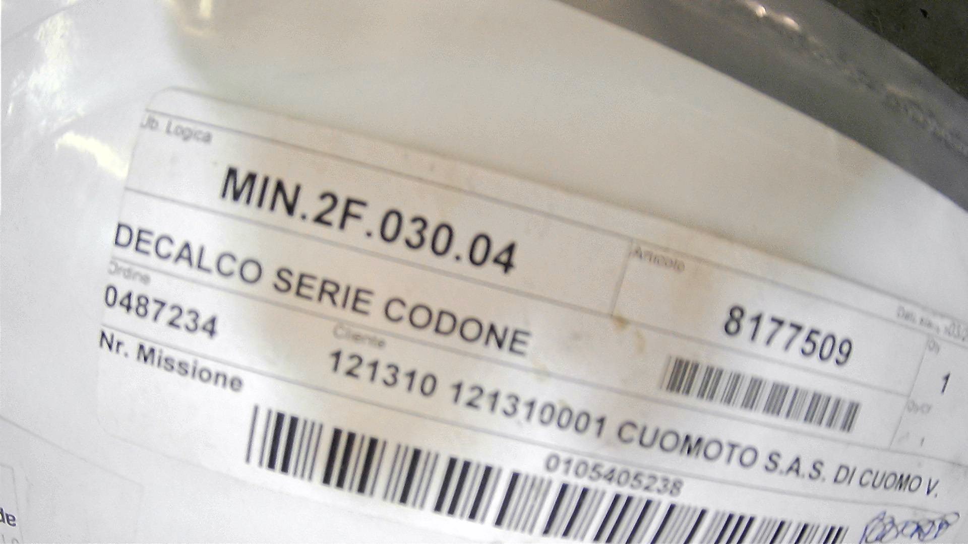 DECALCO SERIE FRONTALE RS 125 APRILIA AP8177508 - immagine 5