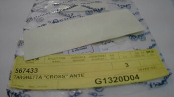 TARGHETTA CROSS ANT. APE PIAGGIO 267433