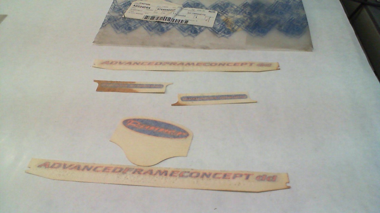 KIT TARGHETTE RUNNER GILERA 5768050095