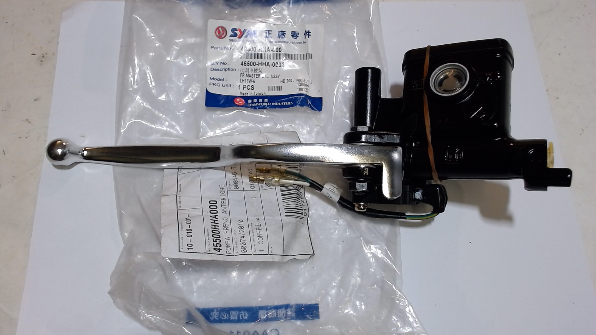 LEVA FRENO DX ARGENTO Kymco People S 125 2005 2008 People S - 125 Cc 2007 - Foto 11