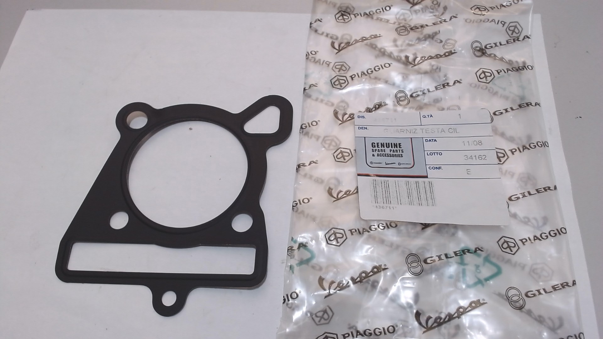 GUARNIZIONE TESTA VESPA ET4 HEXAGON PIAGGIO 436711