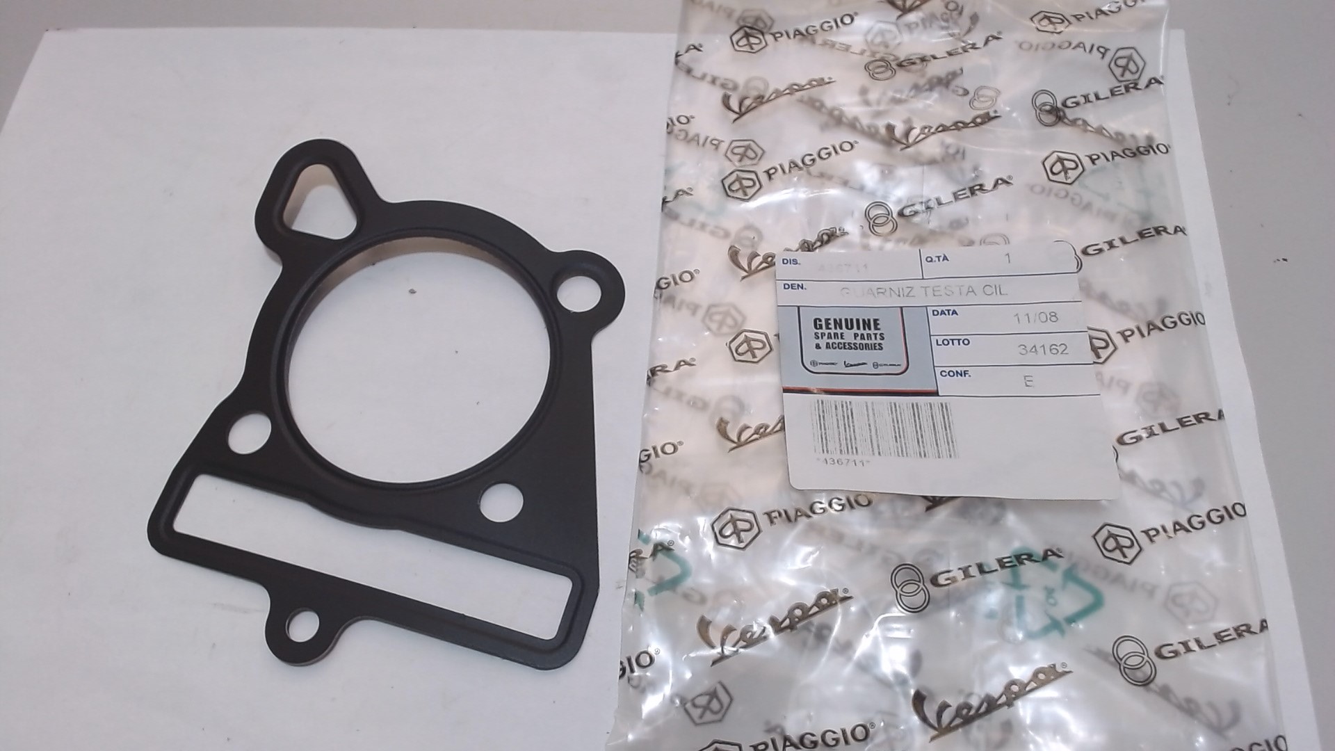 GUARNIZIONE TESTA VESPA ET4 HEXAGON PIAGGIO 436711 - immagine 3
