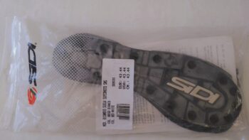 MOD. RICAMBIO SUOLA SUPERMOTO SMS NERO BIANCO EUR 43-44  009593