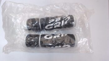 manopole progrip da bici nero-bianco