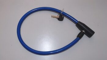 LUCCHETTO UNIVERSALE CON 2 CHIAVI BLU-NERO