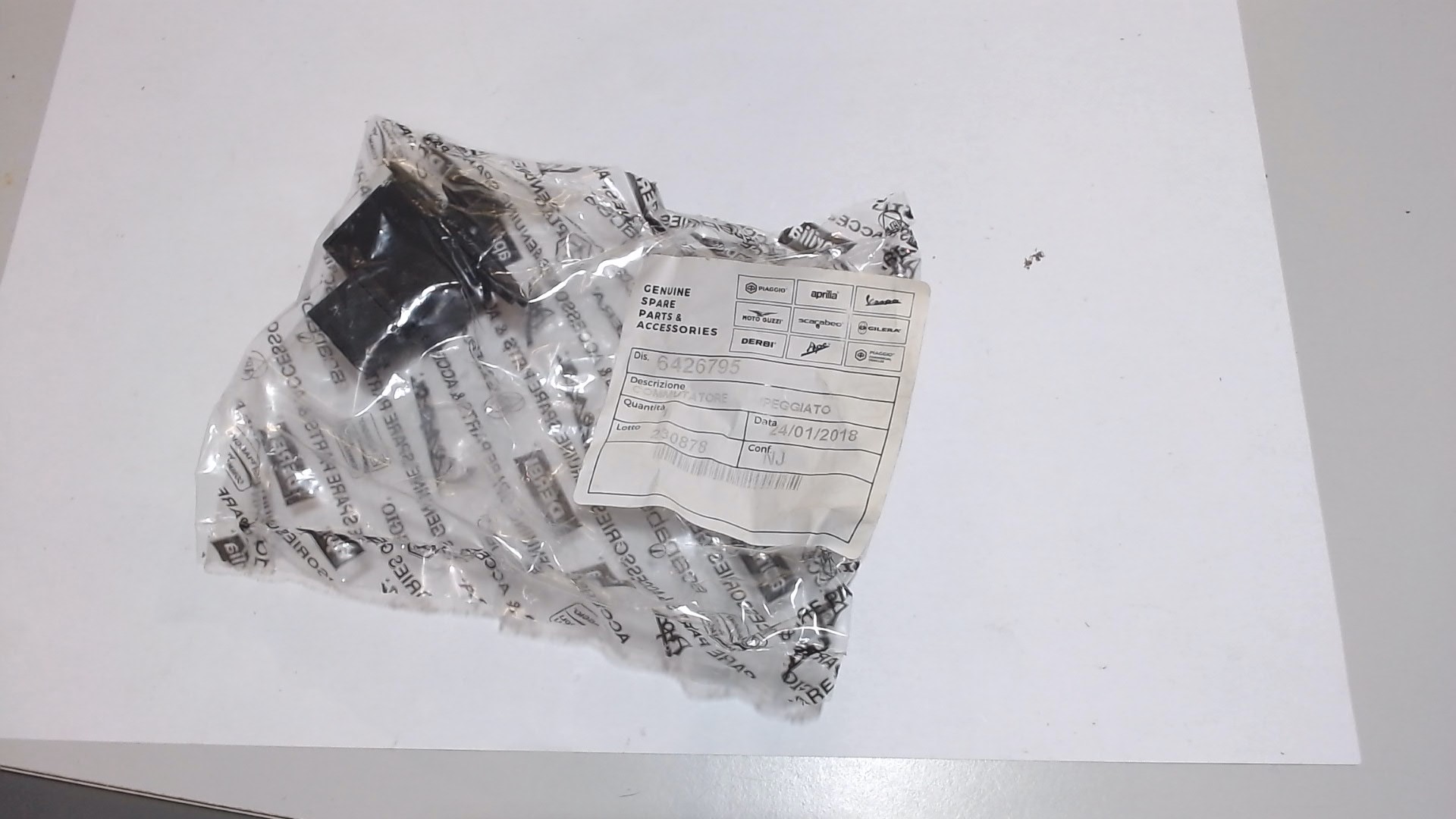 PULSANTE COMANDO FRECCE MP3 LIBERTY X10 RUNNER APRILA PIAGGIO 6426795 - immagine 5