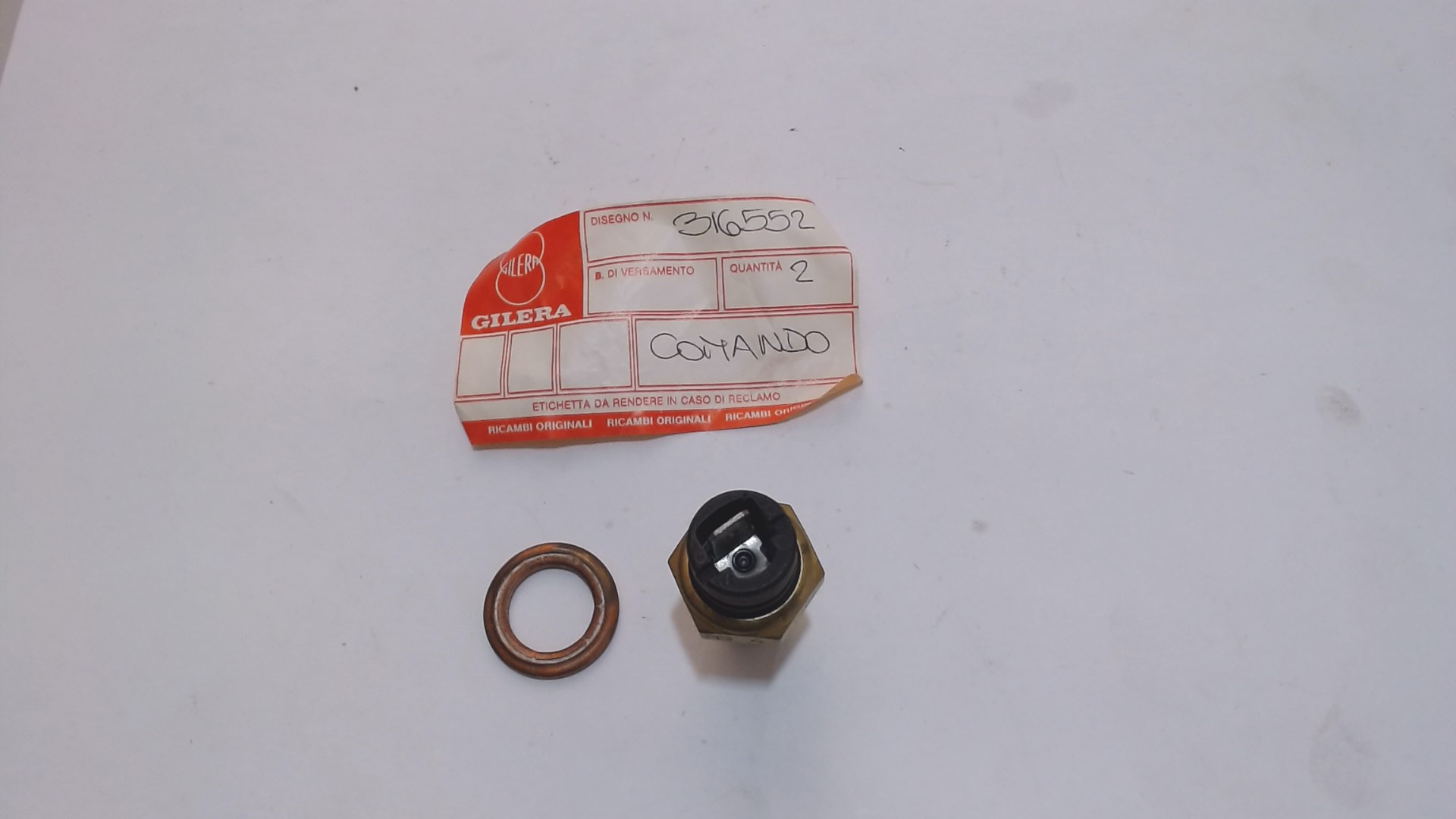 SENSORE TEMPERATURA ACQUA GILERA RTX ARIZZONA HAWK GILERA 316552 - immagine 3