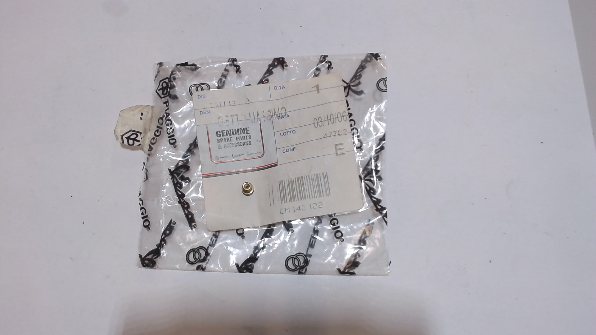 GETTO 75 CARBURATORE PIAGGIO CM142102 - immagine 3