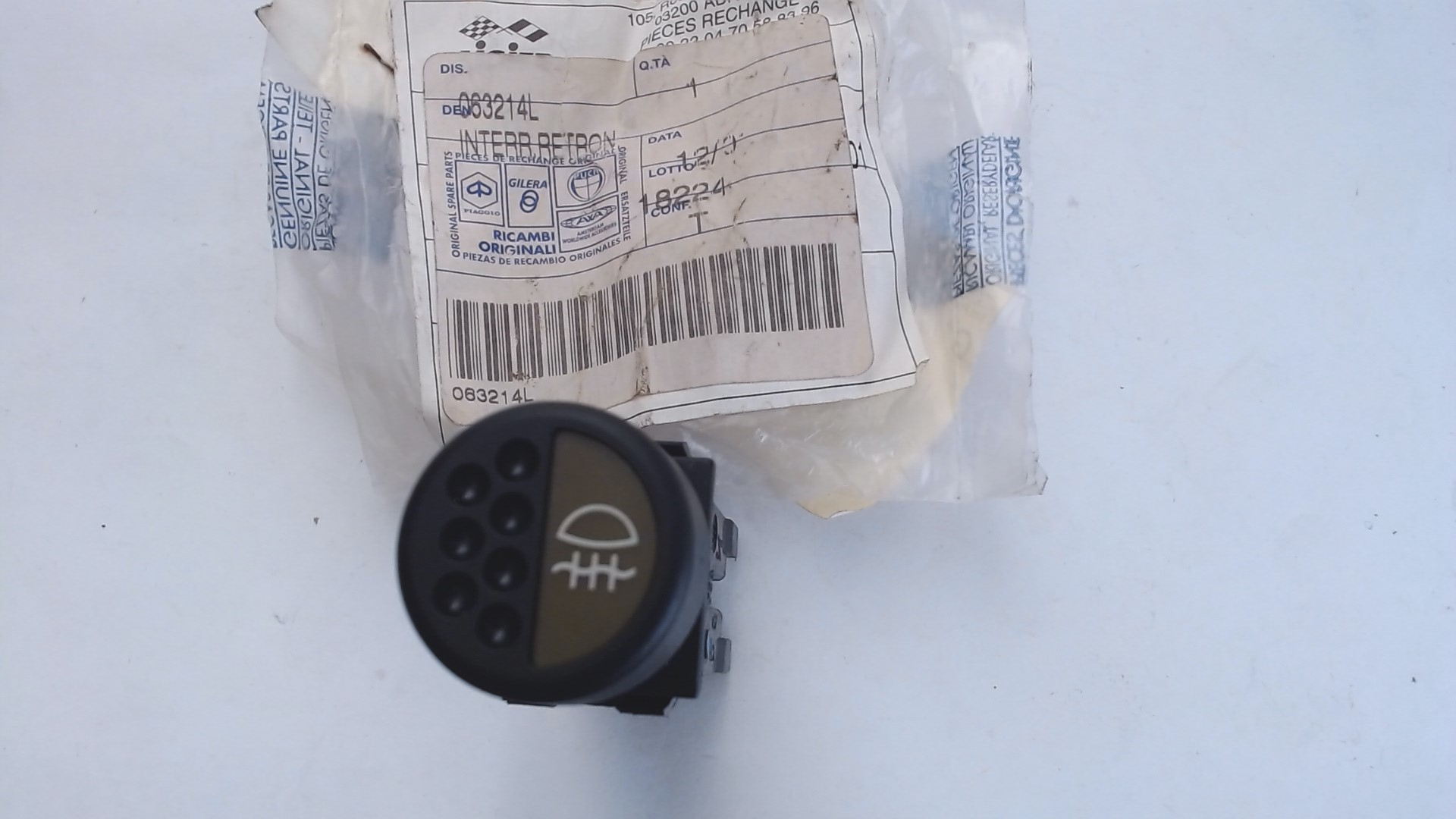 INTERRUTTORE RETRONEBBIA LIGIER 066214L