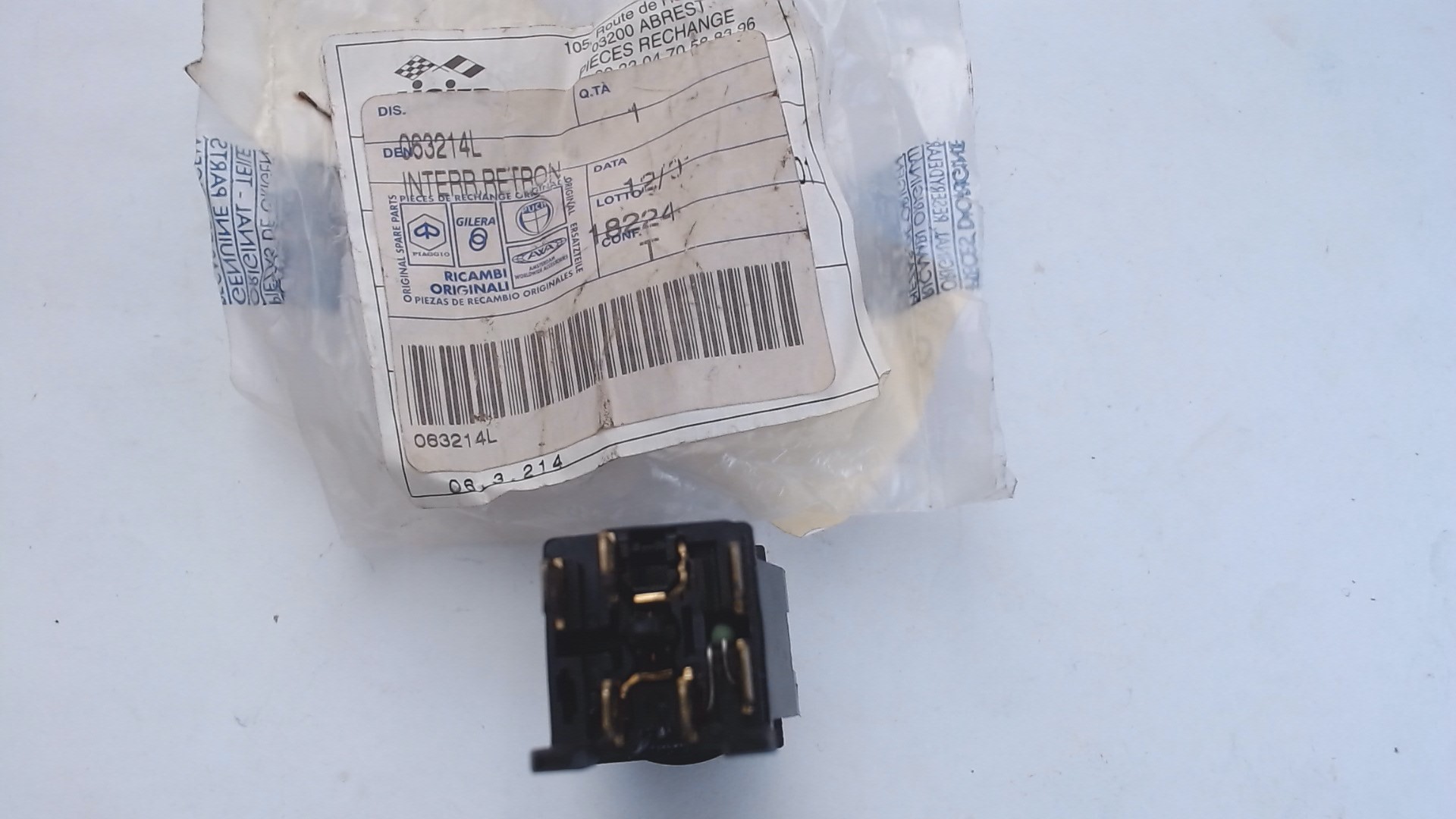 INTERRUTTORE RETRONEBBIA LIGIER 066214L - immagine 3