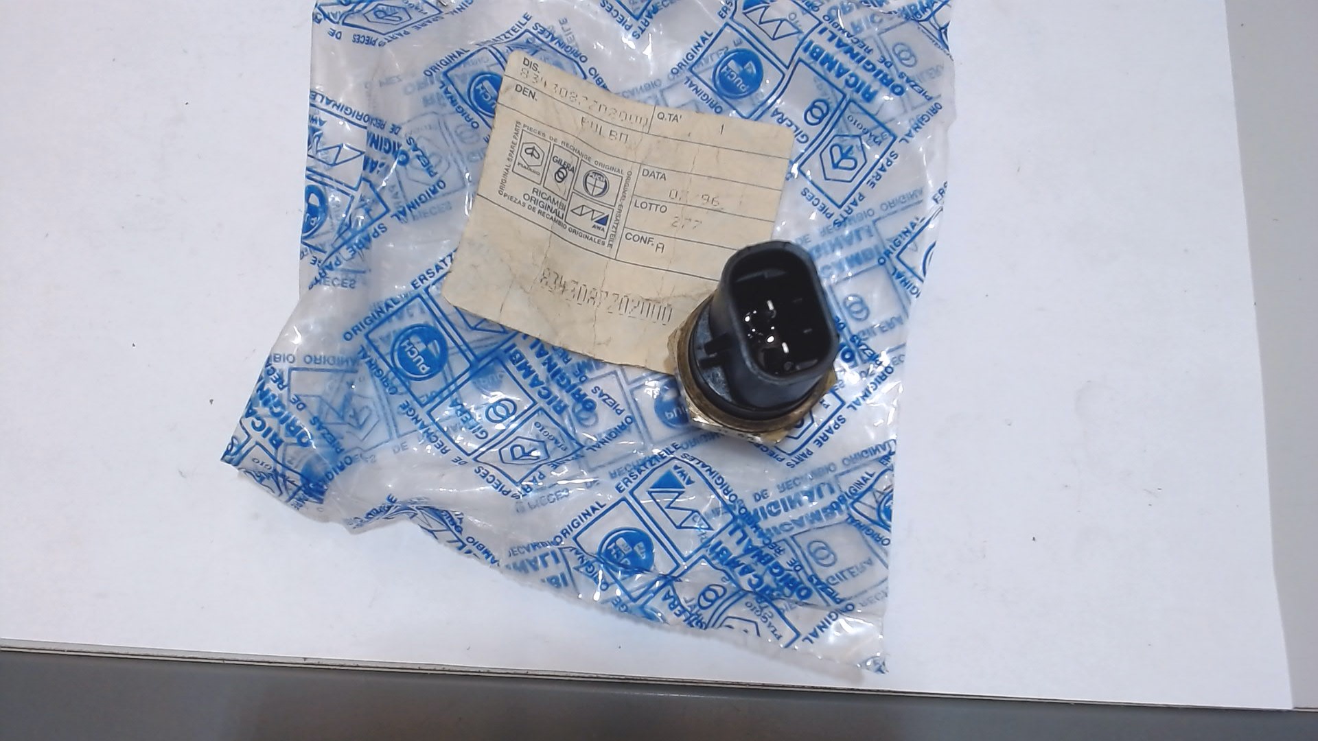 TERMOINTERRUTTORE SENSORE TEMPERATURA ACQUA PORTER 1000 PIAGGIO 8343087Z02000 - immagine 3
