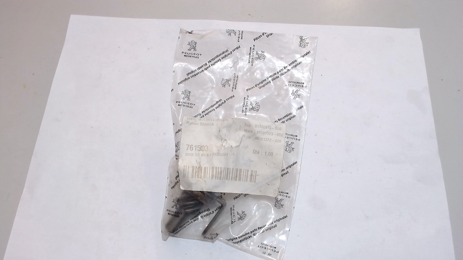 INGRANAGGIO INNESTO MESSA IN MOTO VIVA FIGHT ELYSTAR PEUGEOT 761503 - immagine 2