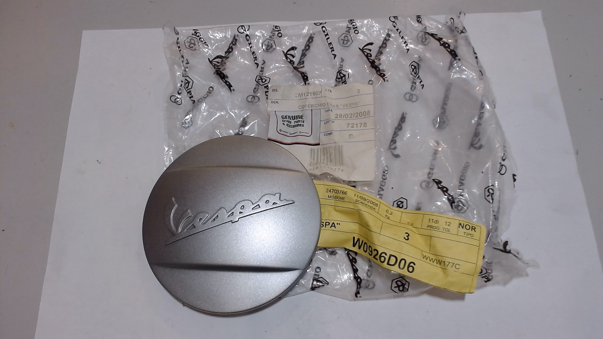 COPERCHIO TRASMISSIONE VESPA PIAGGIO CM155107 EX CM121907