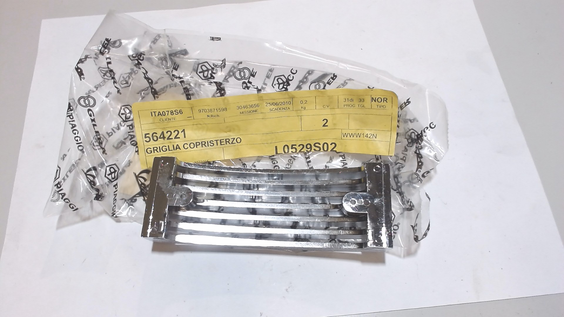 GRIGLIA CROMATA VESPA PX PIAGGIO 564221 - immagine 3