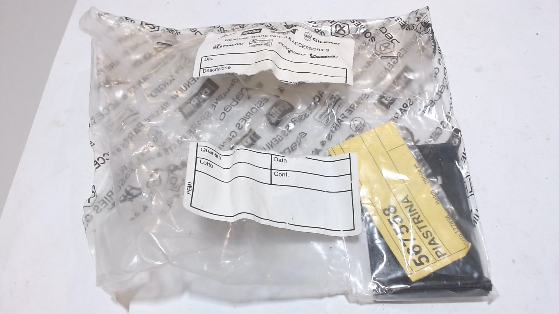 PIASTRINA CHIUSURA FINESTRINO APE 50 PIAGGIO 567558 - immagine 4