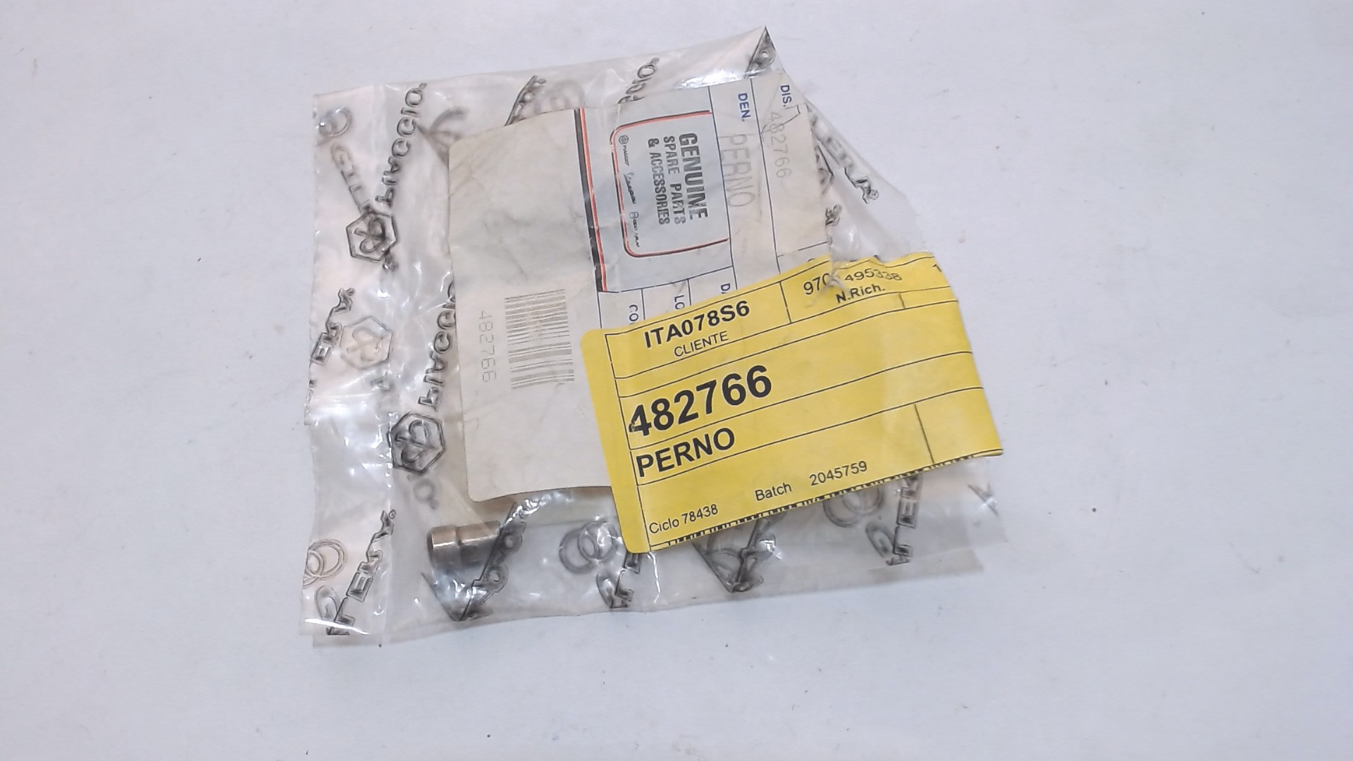 PERNO GUIDA VARIATORE FREE LIBERTY NRG VESPA PIAGGIO 482766