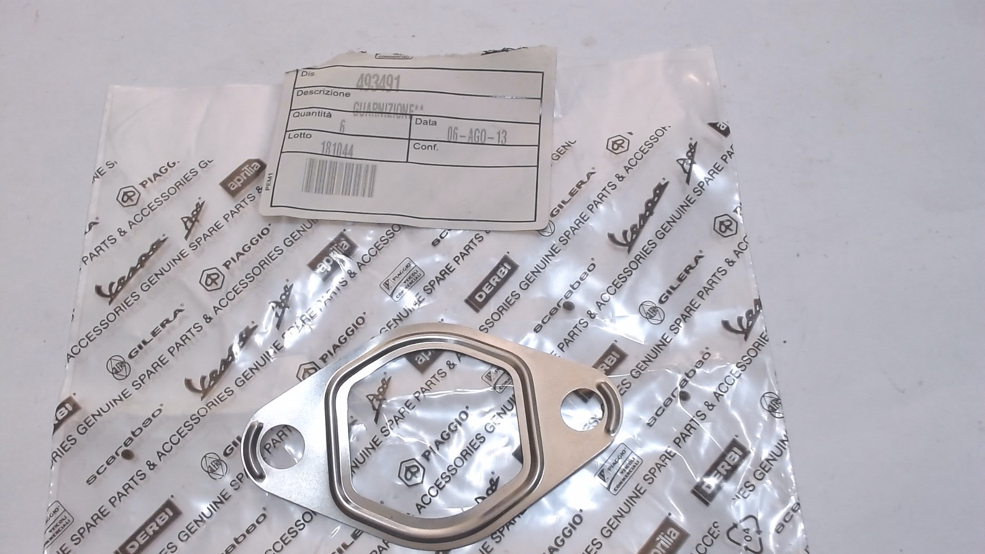 GIARNIZIONE PIAGGIO QUARGO DIESEL PIAGGIO 493491