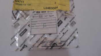 TARGHETTA 125 BEVERLY X-EVO X8 PIAGGIO 624711