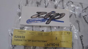 TARGHETTA ZIP QUATTROTEMPI ZIP PIAGGIO 620835