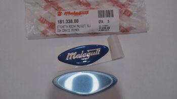 SCUDETTO MALAGUTI TECHNOFLEX TITANIO LOGO FONDO NERO MALAGUTI 18133800