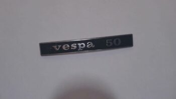 TARGHETTA POSTERIORE VESPA 50 CIF 5754