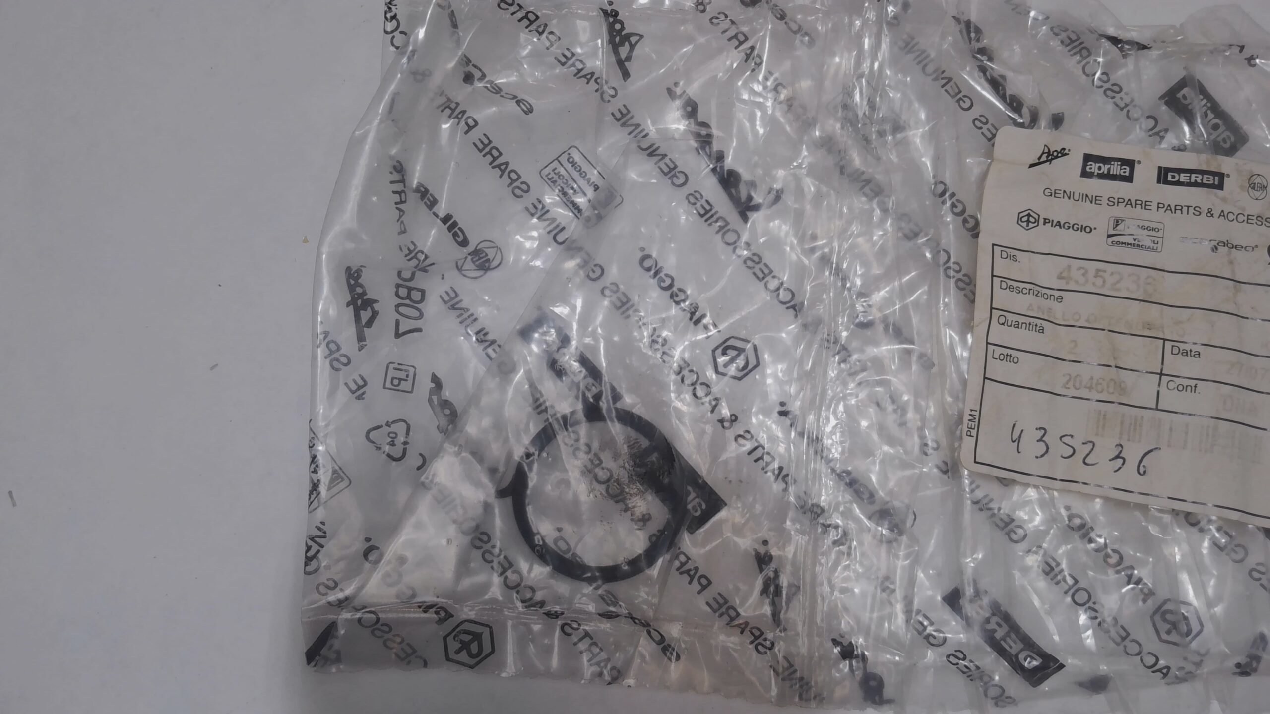 O-RING ANELLO TENUTA GUARNIZIONE TESTA HEXAGON RUNNER PIAGGIO GILERA 435236