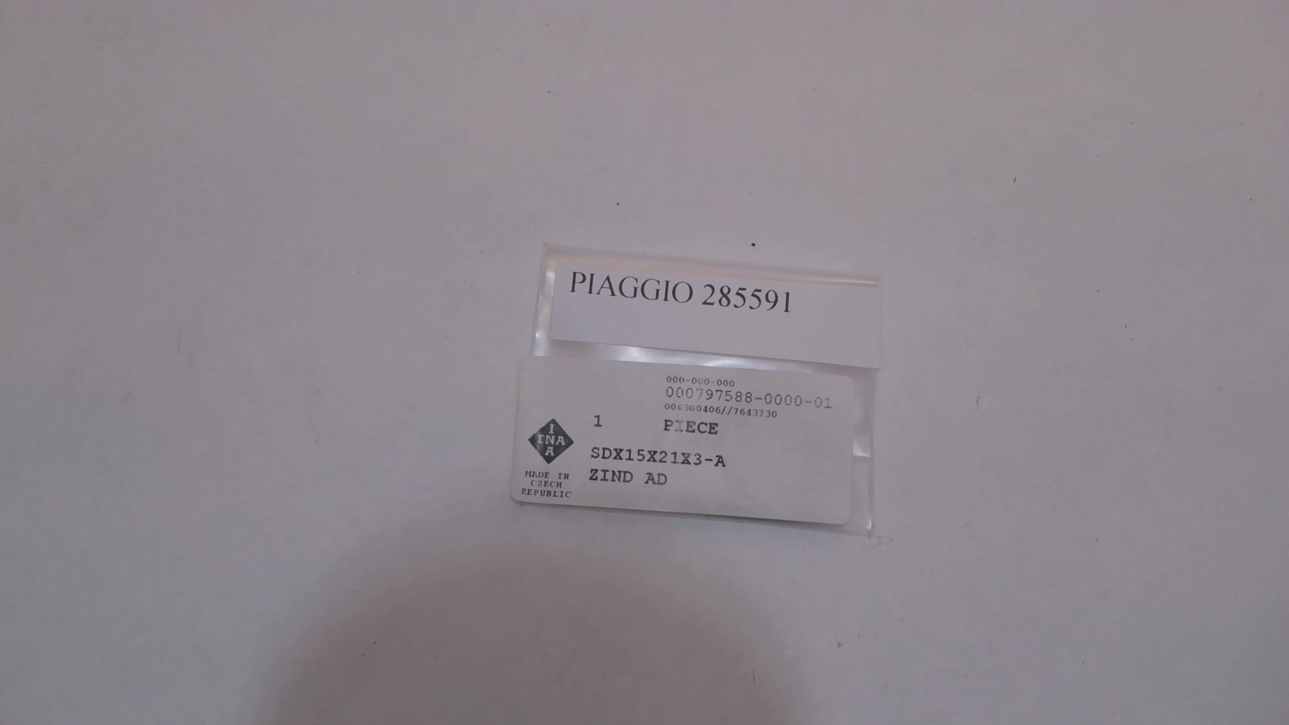 PARAOLIO DI TENUTA MISURA 15X21X3 ALBERINO FRIZIONE APE TM DI PIAGGIO 285591 - immagine 2