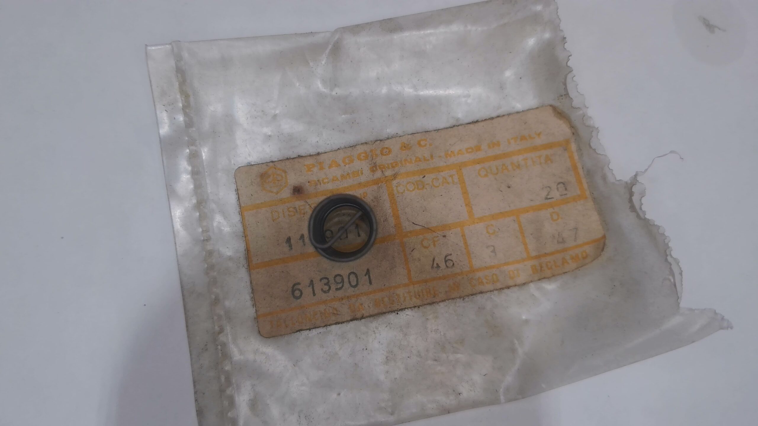 MOLLA VAVOLA GAS GHIGLIOTTINA CARBURATORE CIAO SI BRAVO PIAGGIO 113901 - immagine 3