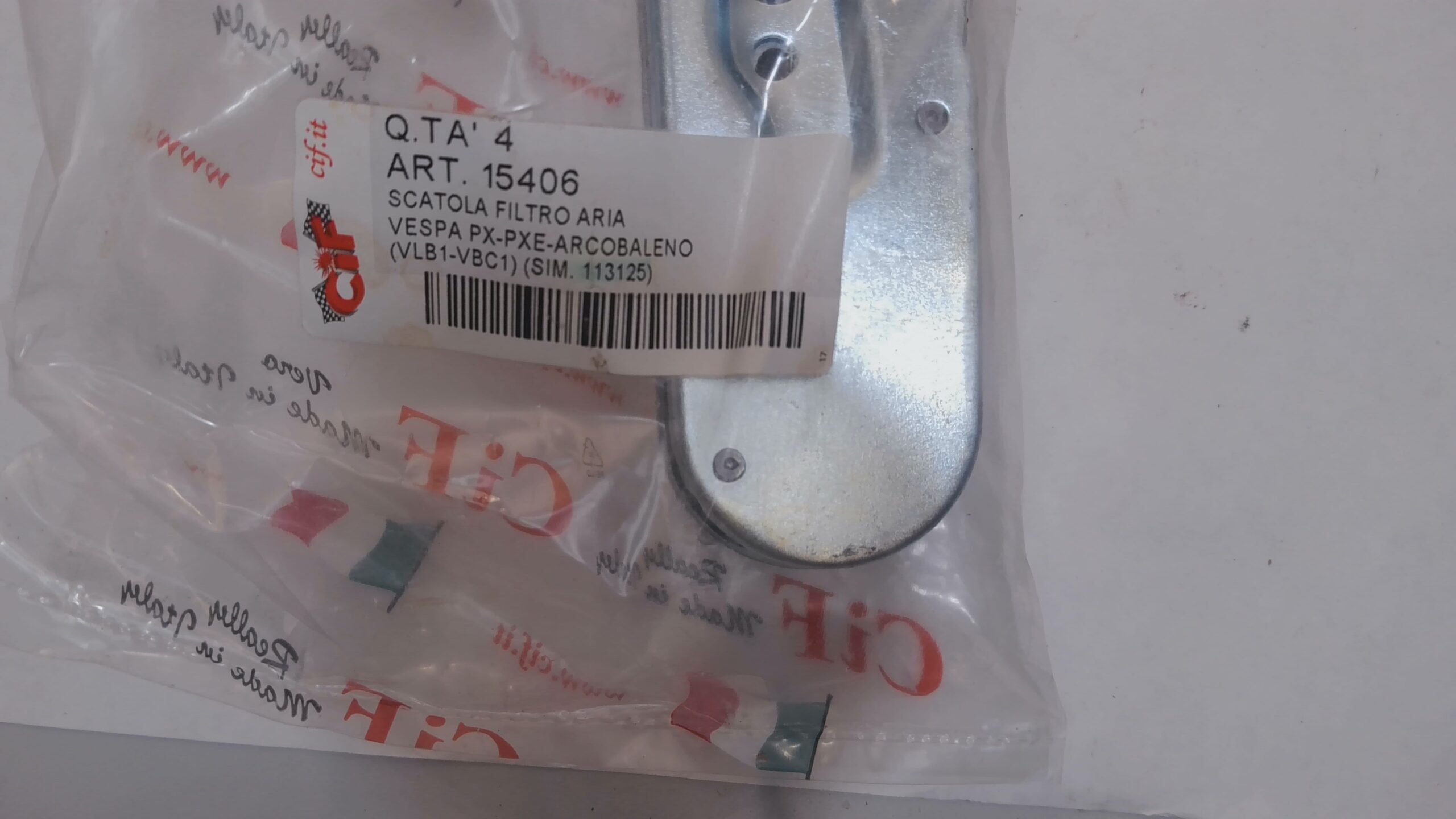 FILTRO ARIA VESPA PX PE PXE PIAGGIO 113125 CIF 15406 - immagine 5